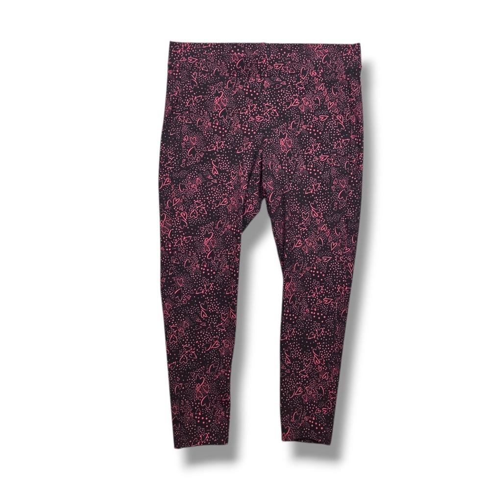 Torrid‎ Full Length Signature Pocket Leggings Womens 2X Pink Hearts Pull On